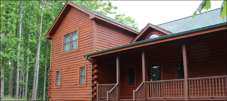Log Home Staining in Pickens County,  South Carolina