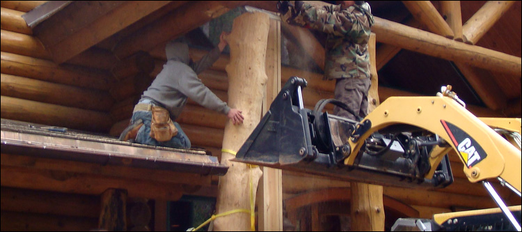 Log Home Log Replacement  Pickens County,  South Carolina